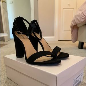 Black Block Heels